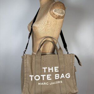 The Marc Jacobs Small Beige Kaki Tote Bag